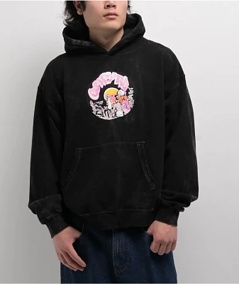 Empyre Graffiti Record Black Wash Hoodie