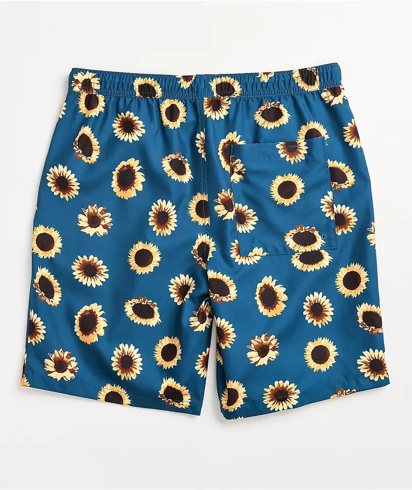 Empyre Grom Sunflower Teal Board Shorts