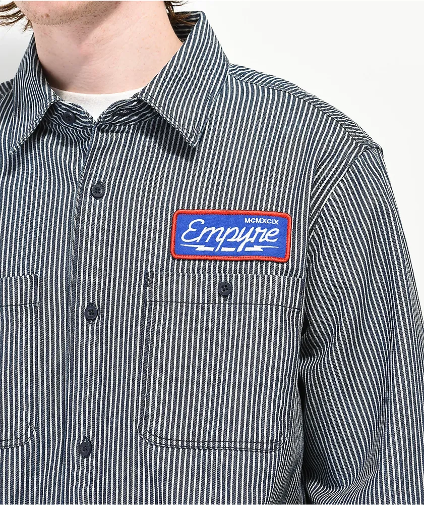 Empyre Guy Work Birch Long Sleeve Button Up Shirt