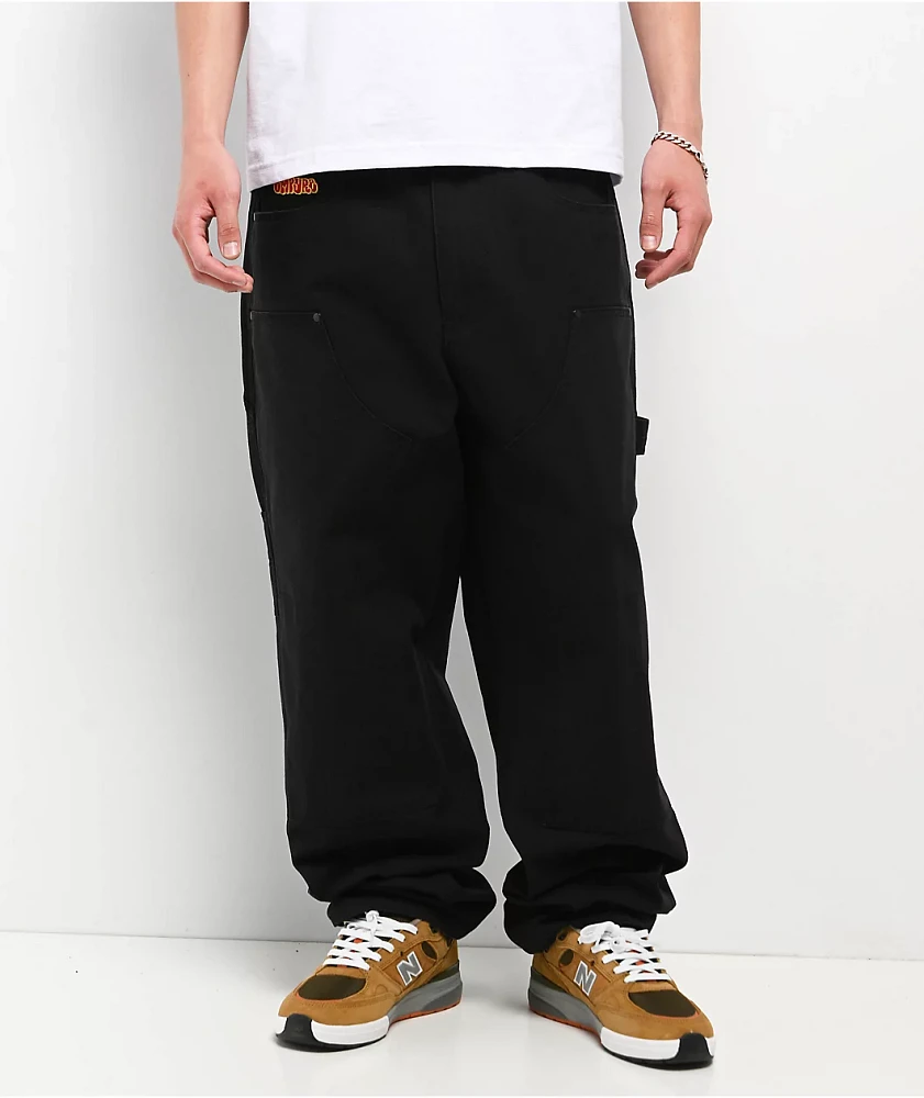 Empyre Hammer Man Black Canvas Loose Fit Carpenter Skate Pants