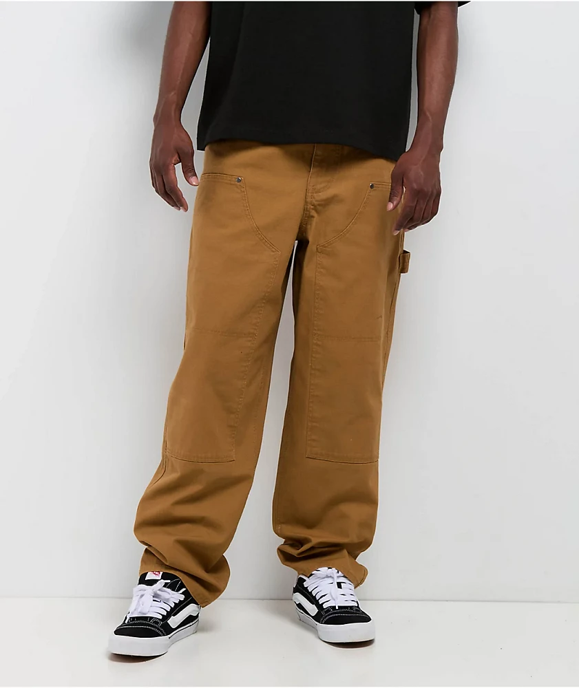 Empyre Hammer Man Dark Khaki Canvas Loose Fit Carpenter Skate Pants