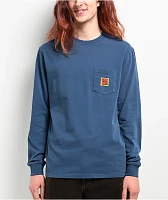 Empyre Hammer Time Blue Long Sleeve Pocket T-Shirt