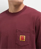 Empyre Hammer Time Burgundy Long Sleeve Pocket T-Shirt