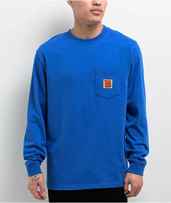 Empyre Hammer Time Royal Blue Long Sleeve Pocket T-Shirt