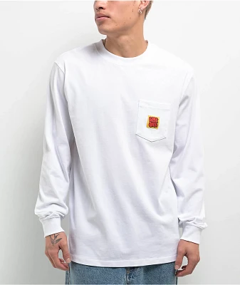 Empyre Hammer Time White Long Sleeve Pocket T-Shirt