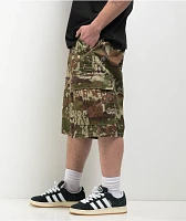 Empyre Handstyle Camo Ultra Loose Cargo Skate Shorts