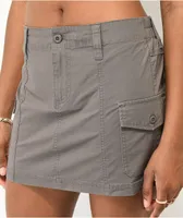 Empyre Harley Grey Cargo Mini Skirt