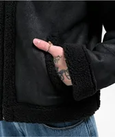 Empyre Hendrix Black Shearling Jacket 