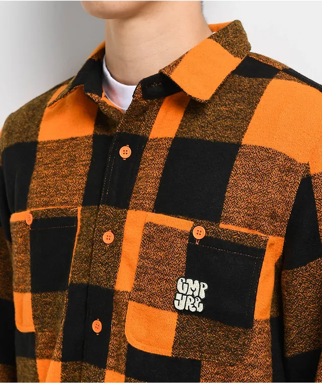 Empyre House Orange Flannel Shirt