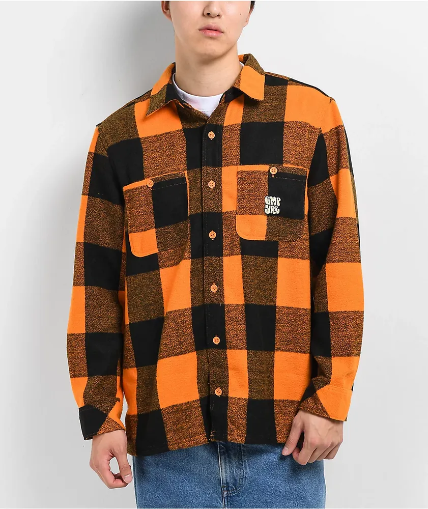 Empyre House Orange Flannel Shirt