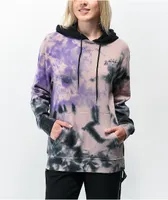 Empyre Hudson Skull Purple Tie Dye Hoodie