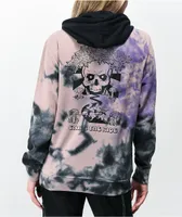 Empyre Hudson Skull Purple Tie Dye Hoodie