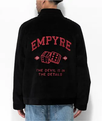 Empyre Interruption Black Corduroy Jacket
