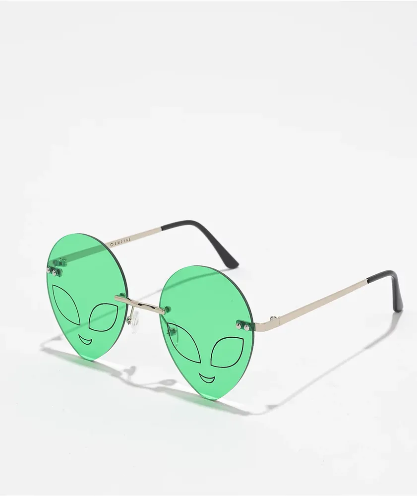 Empyre Invader Green Alien Sunglasses