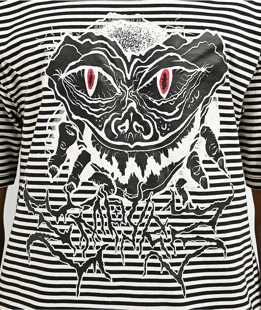 Empyre Jack Knit Black & White Stripe T-Shirt