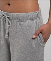 Empyre Jemma Applique Grey Oversized Wide Leg Sweatpants