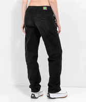 Empyre Jessie E-Waist Black Corduroy Skate Pants