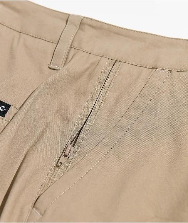 Empyre Furtive Dark Khaki Chino Shorts