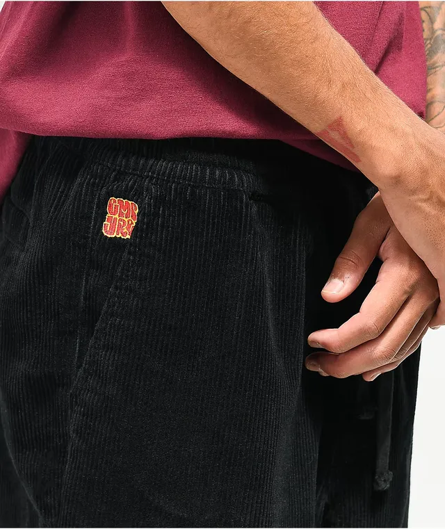 Empyre Jumbo Corduroy Black Skate Pants