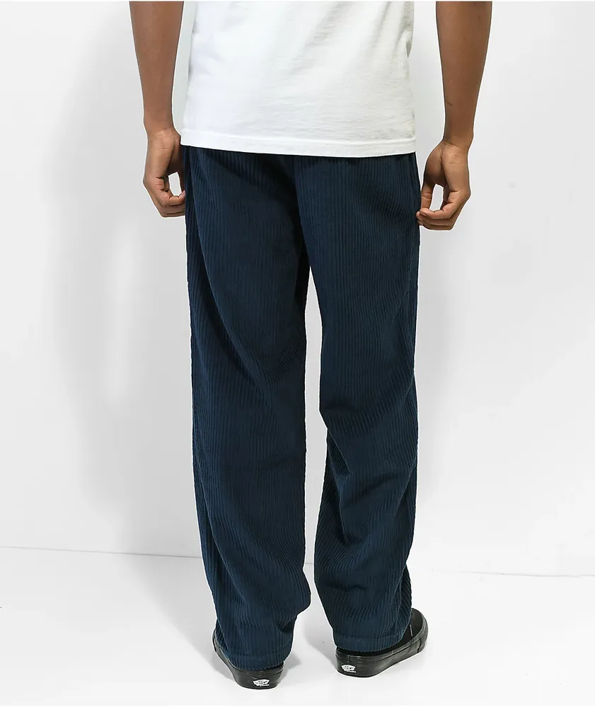 Empyre Johnny Blue Elastic Waist Corduroy Skate Pant