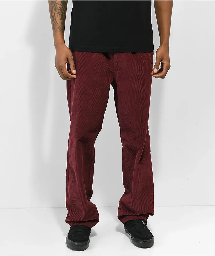 Banks Sweatpants - Burgundy Red/Black