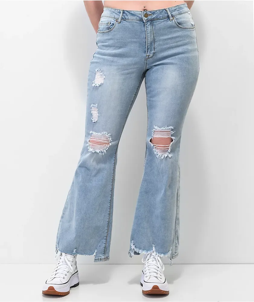 Empyre Kaytee Flare Distressed Jeans