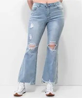 Empyre Kaytee Flare Distressed Jeans