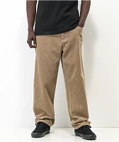 Empyre Khaki Corduroy Loose Fit Skate Pants