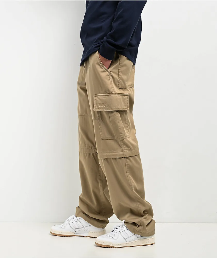 Empyre Khaki Zip Off Cargo Skate Pants