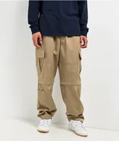 Empyre Khaki Zip Off Cargo Skate Pants