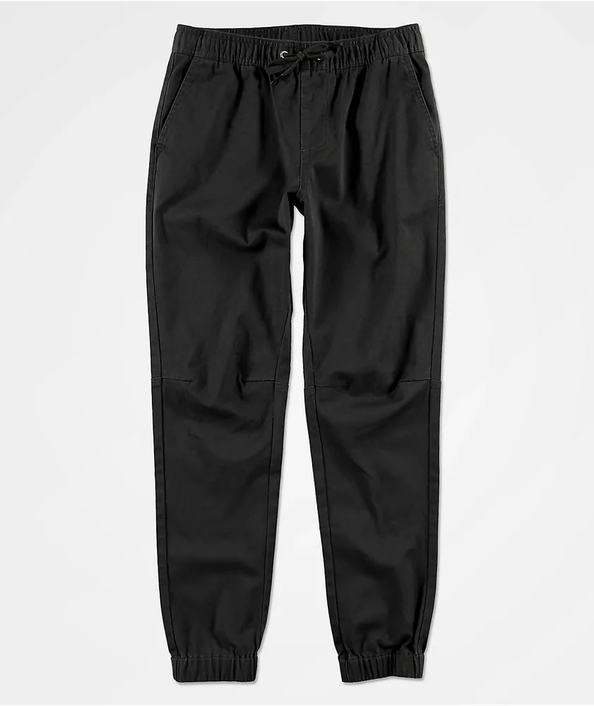 Empyre Kids' Creager Elastic Waist Black Jogger Pants