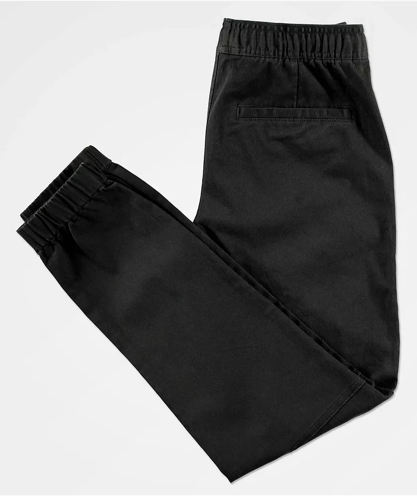 Empyre Kids Creager Elastic Waist Black Jogger Pants