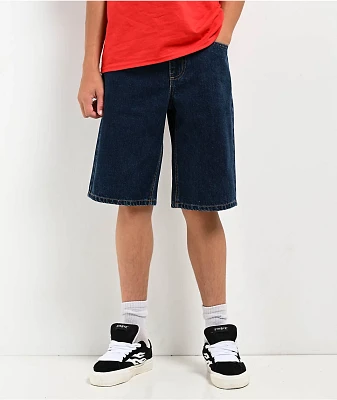 Empyre Kids Evenin Blue Loose Fit Skate Shorts