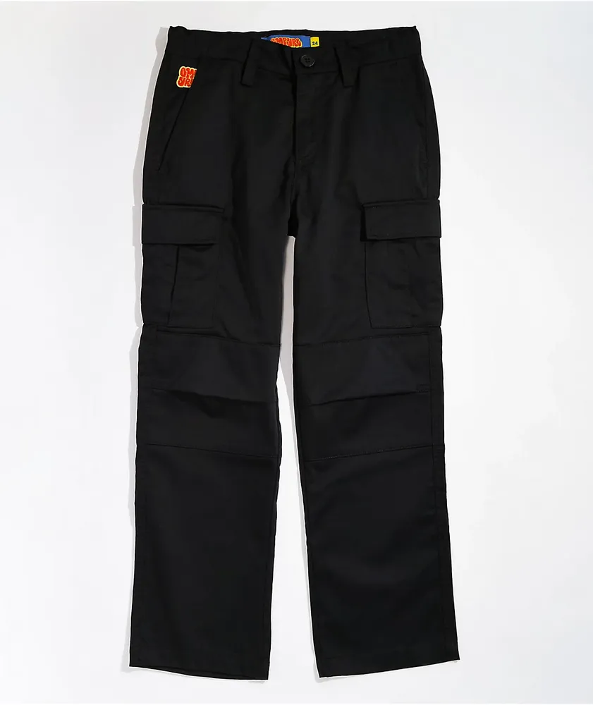 Empyre Kids Loose Fit Black Cargo Skate Pants