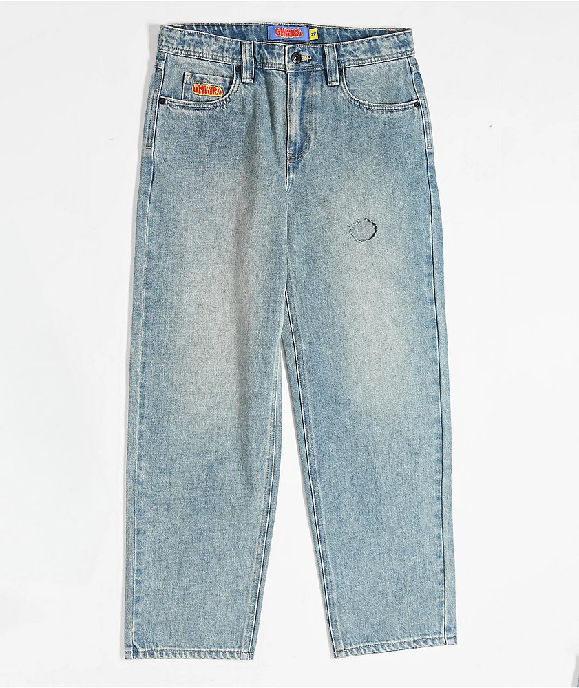 Empyre Kids Ollie Blue Wash Loose Fit Skate Jeans