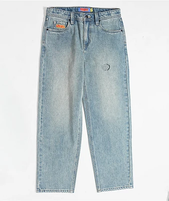 Empyre Kids Ollie Blue Wash Loose Fit Skate Jeans