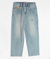 Empyre Kids Ollie Blue Wash Loose Fit Skate Jeans