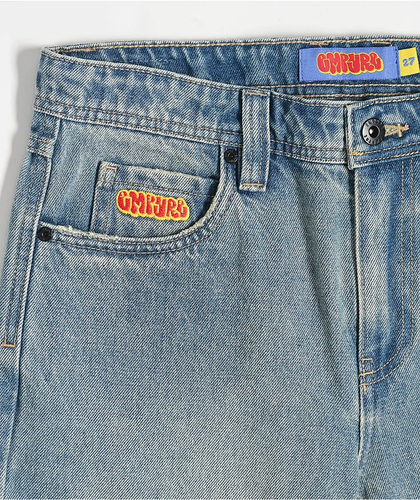 Empyre Kids Ollie Blue Wash Loose Fit Skate Jeans