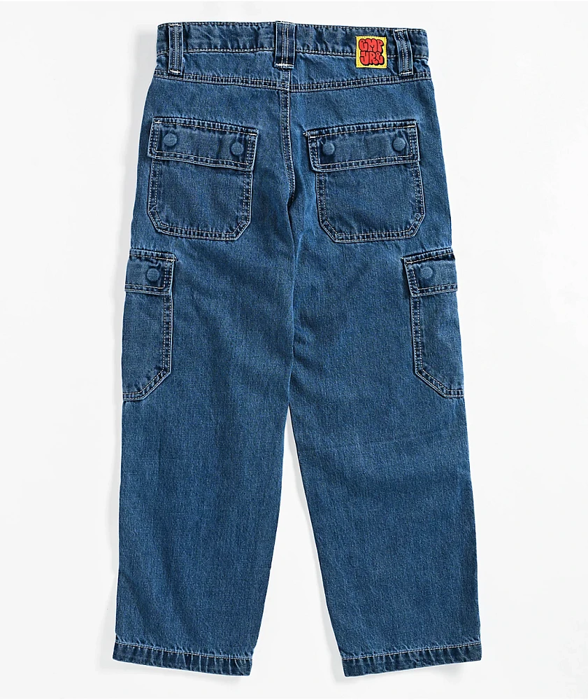 Empyre Kids Skate Blue Cargo Denim Jeans