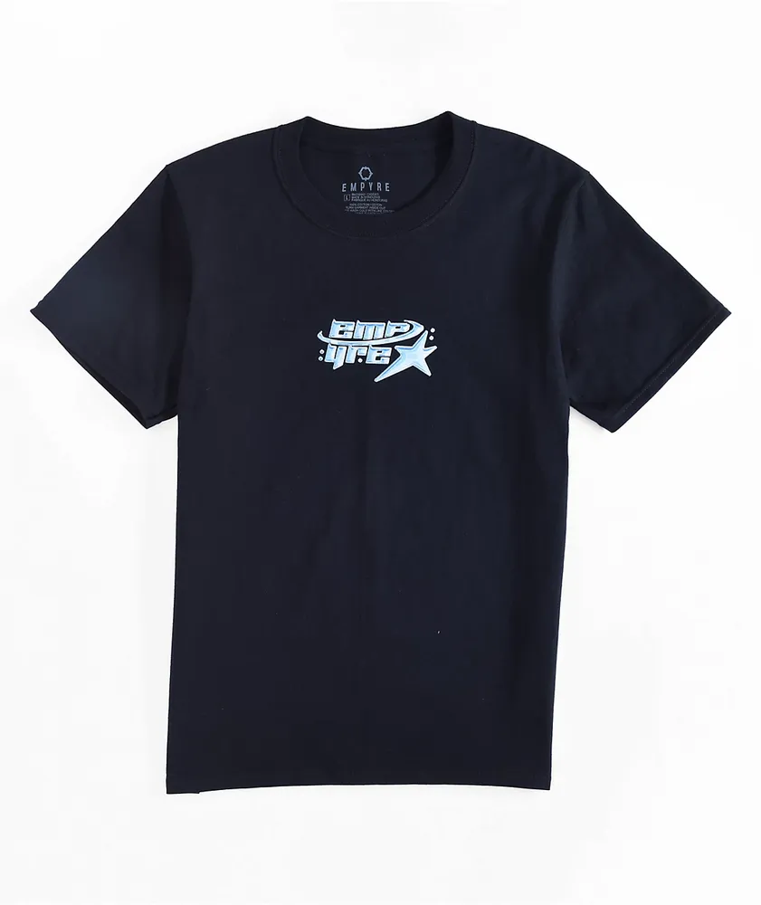 Empyre Y2K Star Black T-Shirt