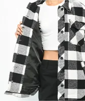 Empyre Kiva Black & White Brushed Plaid Jacket