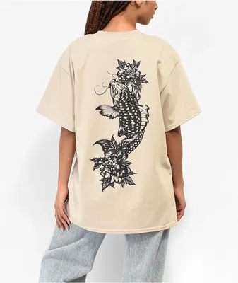 Empyre Koi Peace Natural T-Shirt