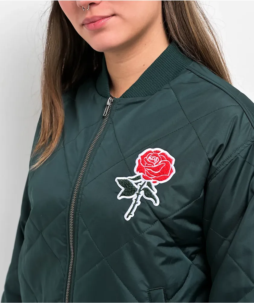 Empyre Laila Ponderosa Green Bomber Jacket