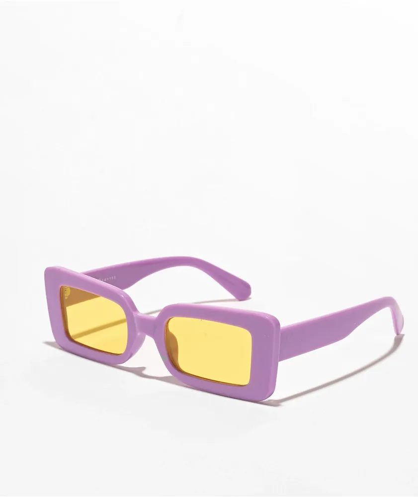 Empyre Lana Lavender & Yellow Sunglasses
