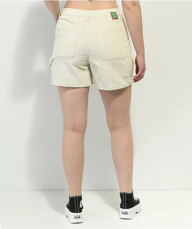 Empyre Laurel Cream Corduroy Carpenter Skate Shorts