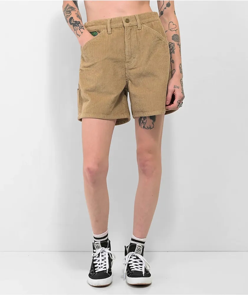 Empyre Furtive Dark Khaki Chino Shorts