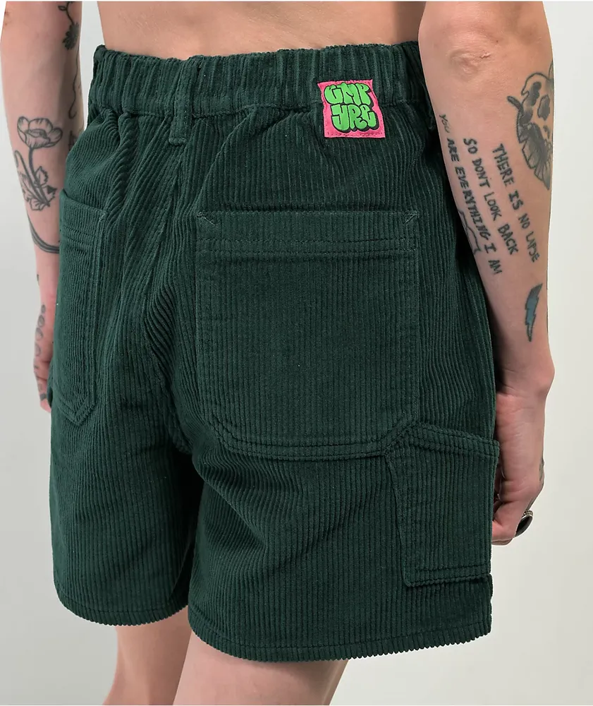 Empyre Laurel Ponderosa Green Corduroy Carpenter Shorts