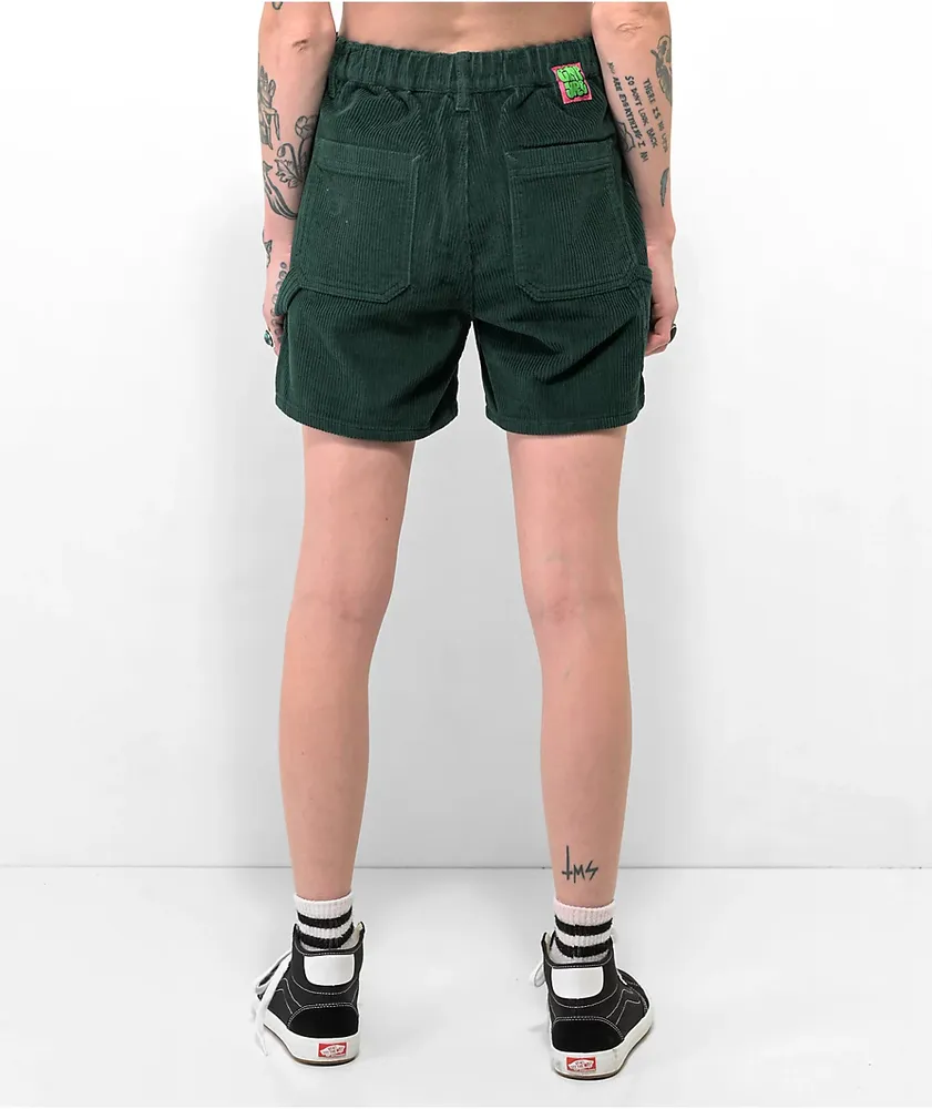 Empyre Laurel Ponderosa Green Corduroy Carpenter Shorts