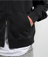 Empyre Leg Cramp Black Wash Zip Hoodie