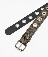 Empyre Leopard Grommet Belt